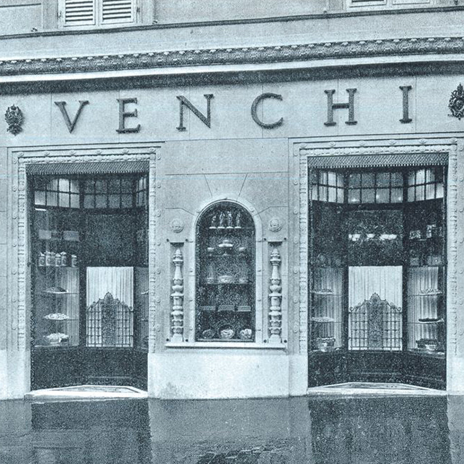 Venchi historic shop in Turin