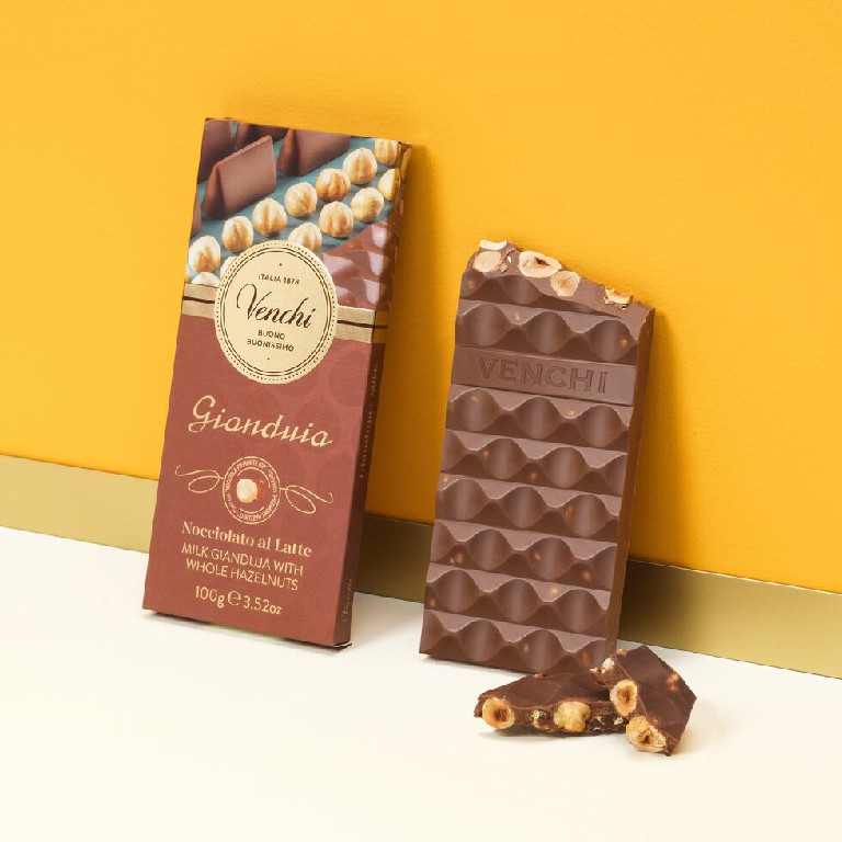 Bars - Milk Gianduja with Hazelnuts Bar g 100 pcs 24