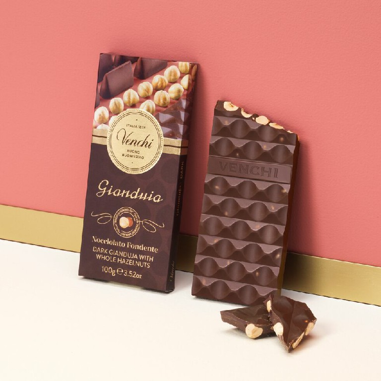 Bars - Dark Gianduja with Hazelnuts Bar g 100 pcs 24