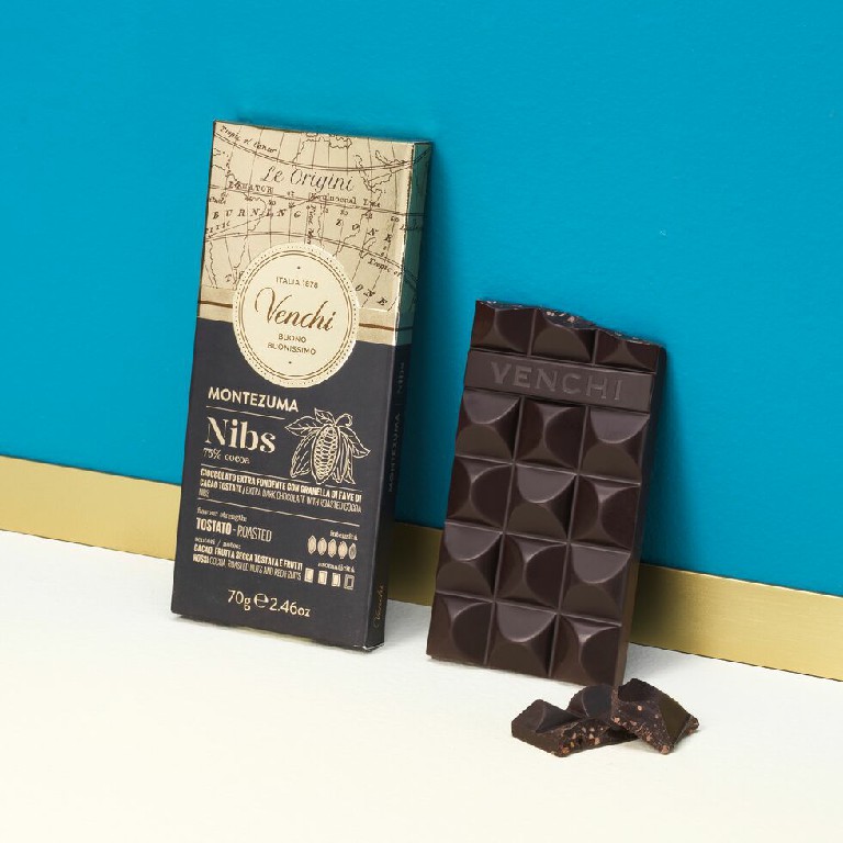 Bars - Montezuma 75% Nibs Chocolate Bar