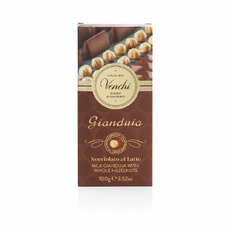 Bars - Milk Gianduja with Hazelnuts Bar g 100 pcs 24