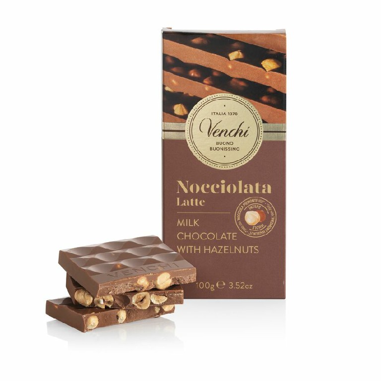 Bars - Milk Chocolate With Hazelnut Bar 100g