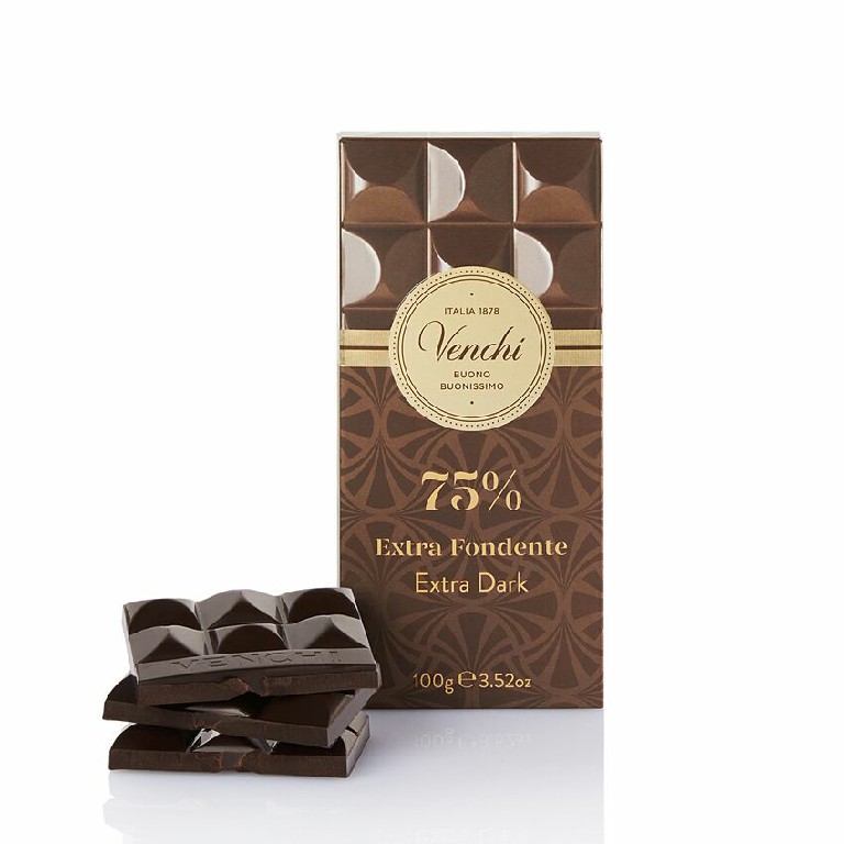 Bars - 75% Dark Chocolate Bar 100g