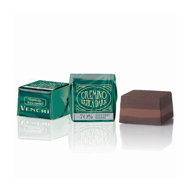 Venchi Mix - Cremino Extra Dark Chocolate - 70% Sugars 5kg