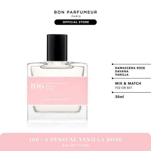 [BP106EDP30] 106 Damascena Rose, Davana, Vanilla